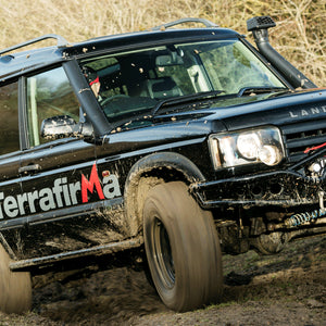 TF2045 - BLACK TF DECAL WITH RED M LOGO