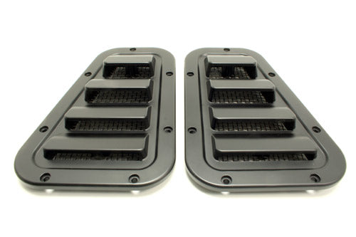 TF272 - Intake set Satin Black with Stainless Steel mesh (pair)  by TerraFirmaCooling or Heating Part Land Rover Range Rover Defender