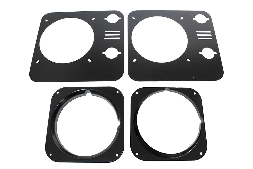 TF274 - Headlamp Bezels Slotted Pair  by Terrafirma Land Rover Range Rover 