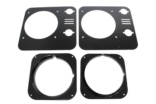 TF274 - Headlamp Bezels Slotted Pair  by Terrafirma Land Rover Range Rover 