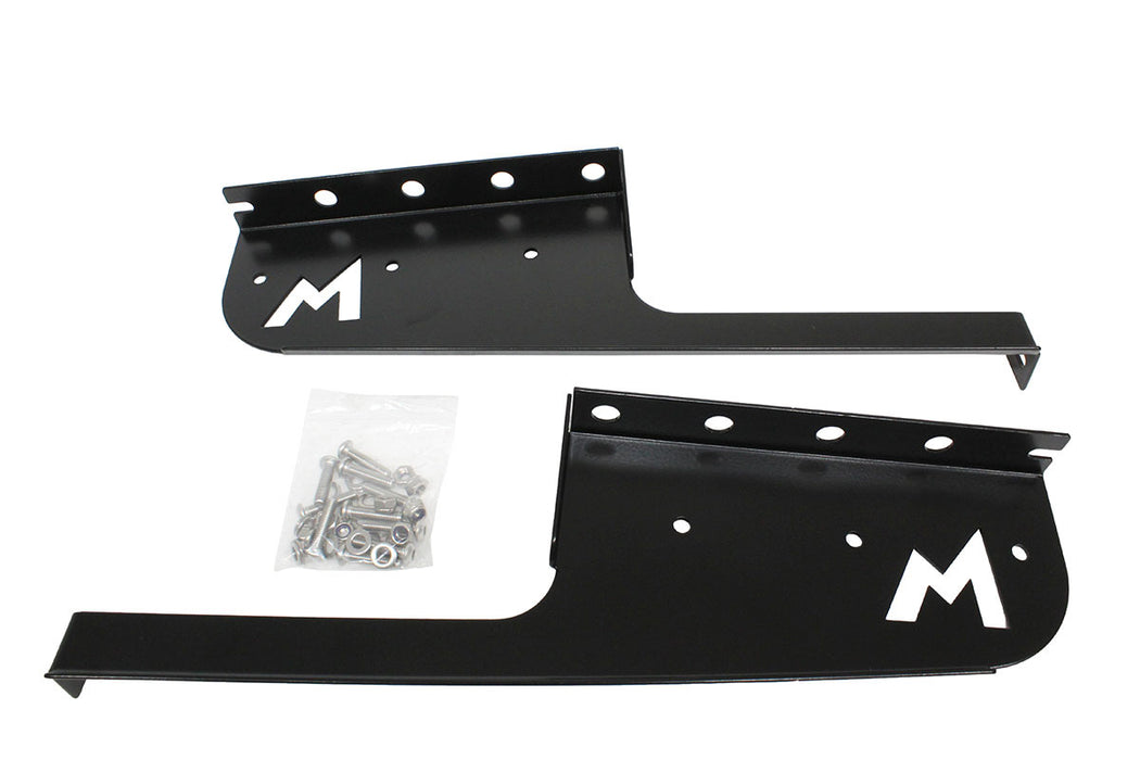 TF3012B - "REAR M FLAP BRKTS - BLACK - PAIR - 110		"  by TERRAFIRMA Land Rover Range Rover 