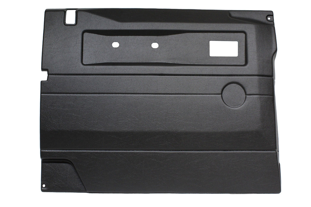 TF3267 - BLACK LH PUSH BUTTON DOOR CARD WITH ELECTRIC WINDOWS DEF 2007 ON  by TerrafirmaBody Part Land Rover Range Rover Defender