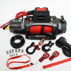 TF3320 - M12.5S 12V Electric Winch – Synthetic Rope & Remote Control
