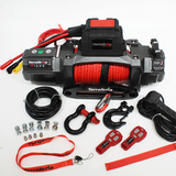 TF3320 - M12.5s 12V Electric Winch - Synthetic Rope & Remote Control