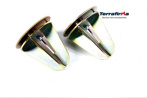 TF511 - DISLOCATION CONES - REAR SPRING - 110/130 - DEF ALL (PAIR) Steering or Suspension Part Land Rover Range Rover Defender
