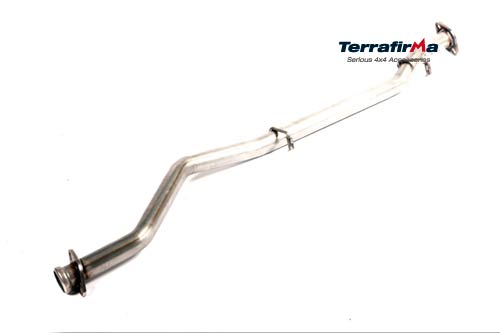 TF550 - Intermediate Exhaust Pipe S/S - 90 200TDi  by TerrafirmaExhaust Part Land Rover Range Rover Defender