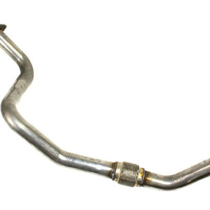 TF561 - pipe exhaust front cat-delete Puma 2.4 stainless steel