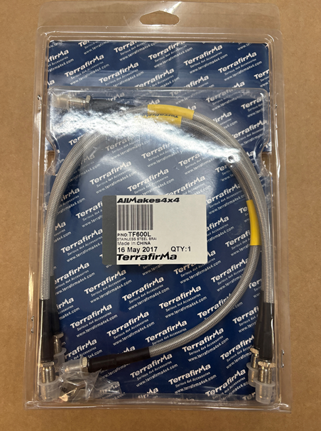 DA240040S - Brake Hose Kit, Extended - Defender - Goodridge  by TerrafirmaBrake Part Land Rover Range Rover Defender