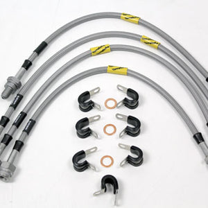 TF644GD - braided brake line kit stainless steel +2