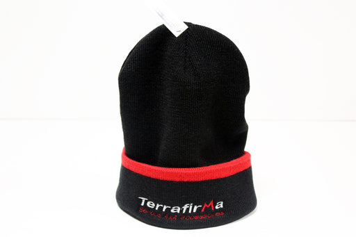 TF789 - Beanie Hat Black Red  by Terrafirma Land Rover Range Rover 