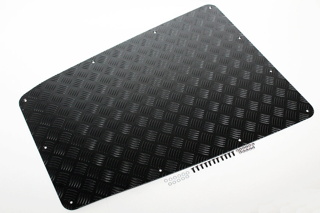 TF8201 - TF Bonnet Cheq. Plate - Black - Pre-2007  by TerrafirmaBody Part Land Rover Range Rover 