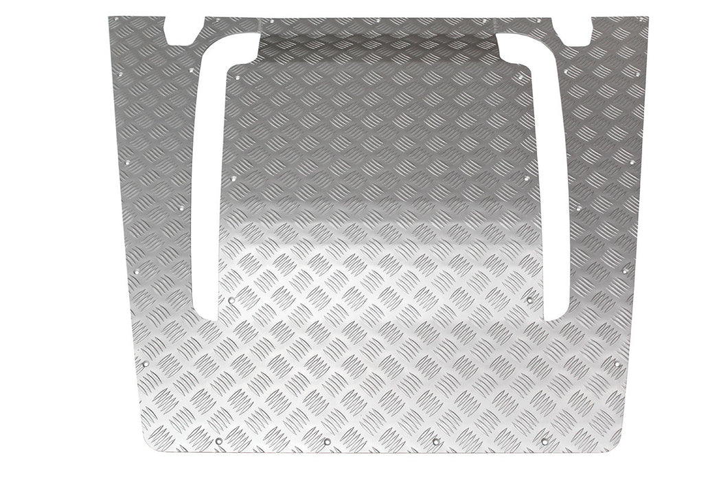 TF8210 - Bonnet Cheq Plate - Silver - Defender 07 On  by Terrafirma Land Rover Range Rover 