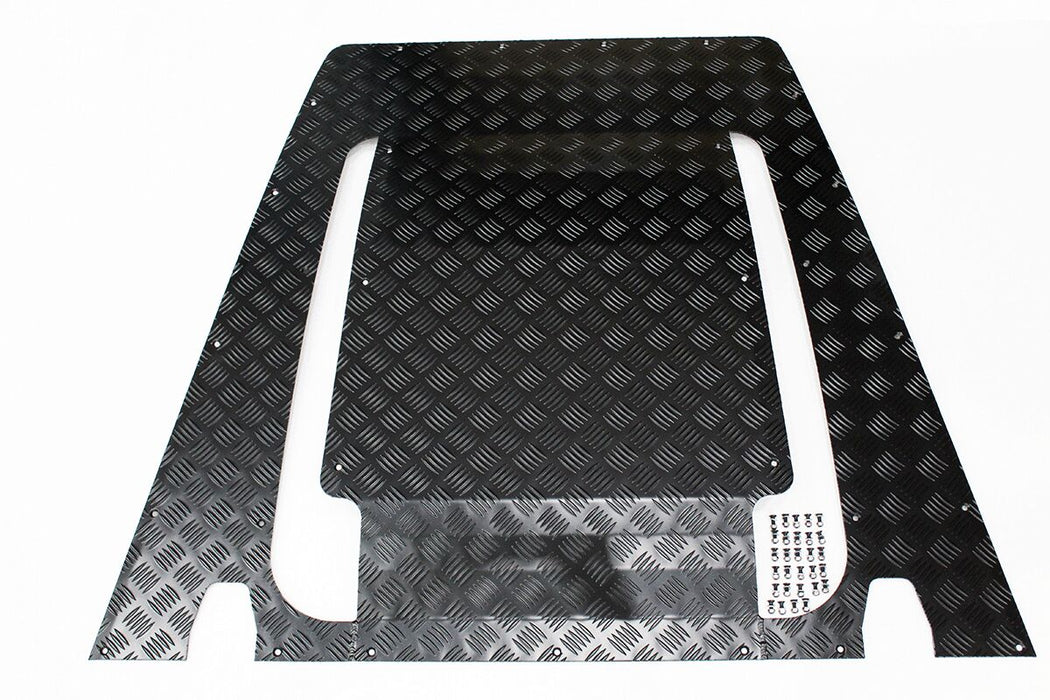 TF8211 - Bonnet Chequer Plate – Black  by AftermarketBody Part Land Rover Range Rover Defender
