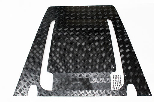 TF8211 - Bonnet Chequer Plate – Black  by AftermarketBody Part Land Rover Range Rover Defender