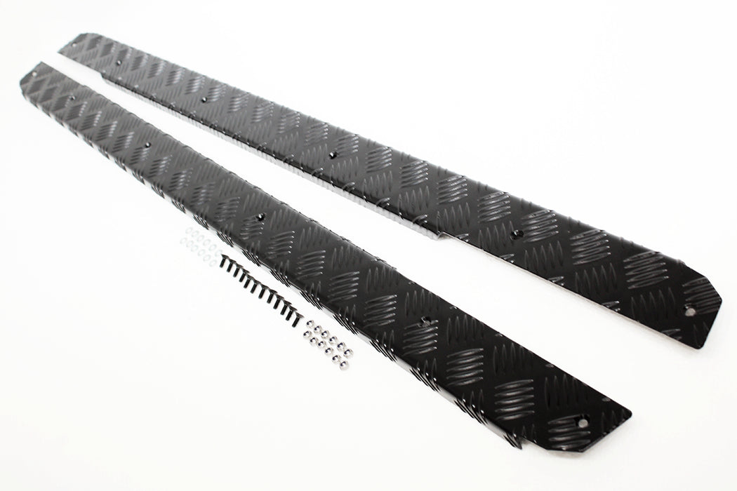 TF8220 - Side Sills Pair - Black - All Defender 90  by Terrafirma Land Rover Range Rover 