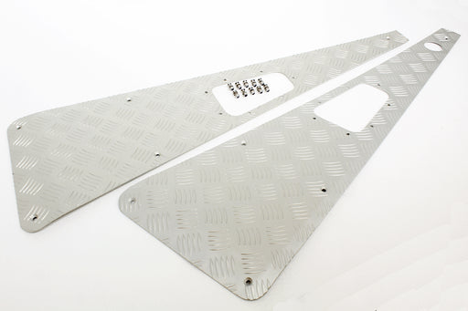 TF8225 - Wing Tops-Cheq Silver Plate - Lah-Pre-07  by Terrafirma Land Rover Range Rover 