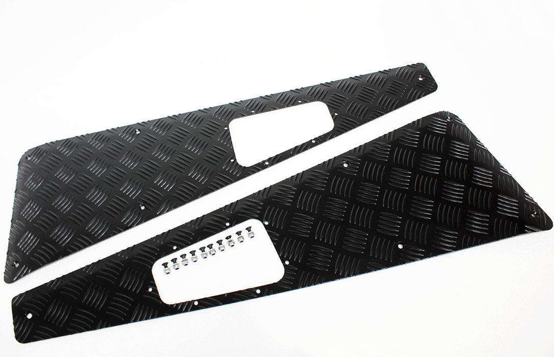 TF8232 - Wing Tops-Cheq Plate - Black - 07 On  by TerrafirmaBody Part Land Rover Range Rover Defender