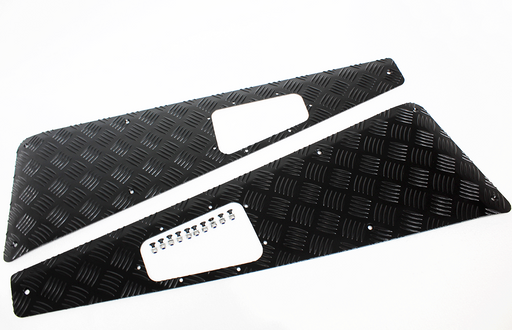 TF8232 - Wing Tops-Cheq Plate - Black - 07 On  by TerrafirmaBody Part Land Rover Range Rover Defender