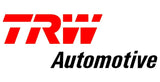 TRW Automotive logo with red letters and black text on a white background