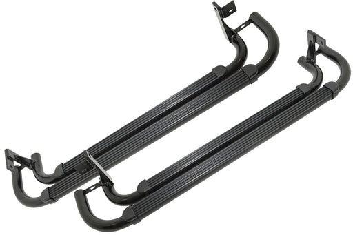 VPLDP0068 - Side Steps - Twin Tube Black Rubber Top (Pair)  by PR2 Allmakes OEBody Part Land Rover Range Rover Defender