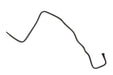 WJP107900 - Fuel Return Line – TD5 – Black  by AftermarketFuel System Part Land Rover Range Rover Defender