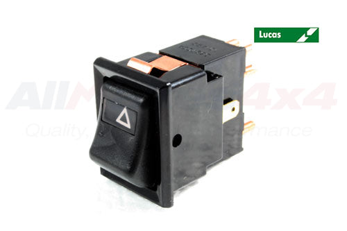YUF101830 - Hazard switch  for 24v (military) Defender  by AllMakesElectrical Part Land Rover Range Rover Defender