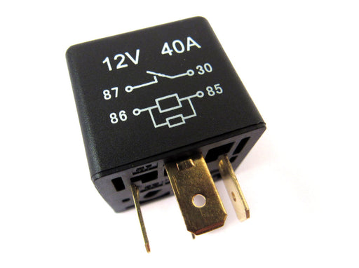 YWB10012 - Relay Black 2A 4 Pin  by Land RoverElectrical Part Land Rover Range Rover Defender, Discovery, Freelander 1, Range Rover, Range Rover Sport, Range Rover Velar
