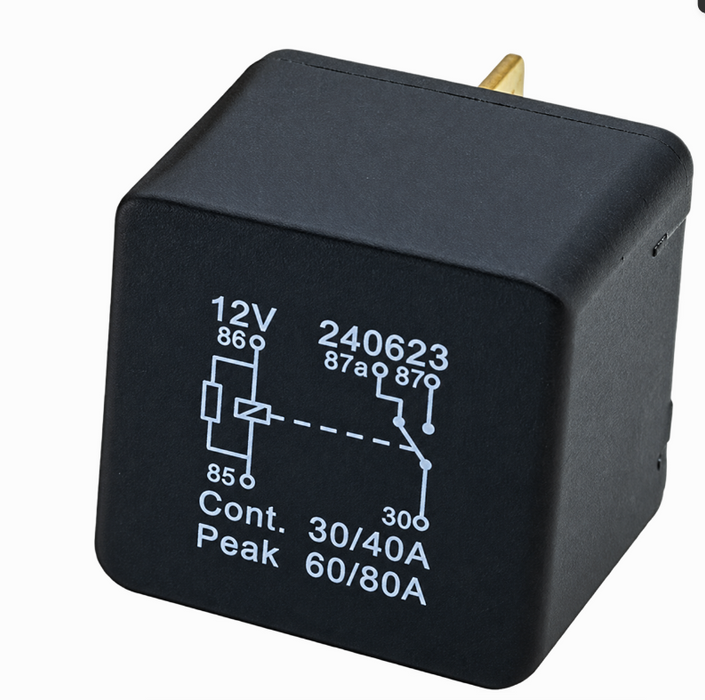 YWB500210 - Wiper Relay – 5-Pin Mini Electrical Part Land Rover Range Rover Defender, Discovery, Range Rover, Range Rover Sport, Range Rover Evoque, Range Rover Velar