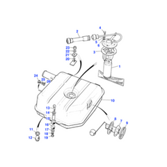 NRC4759 - Fuel Tank Retainer