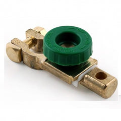 50.70.64 - Accupoolklem disconnect type groene knop