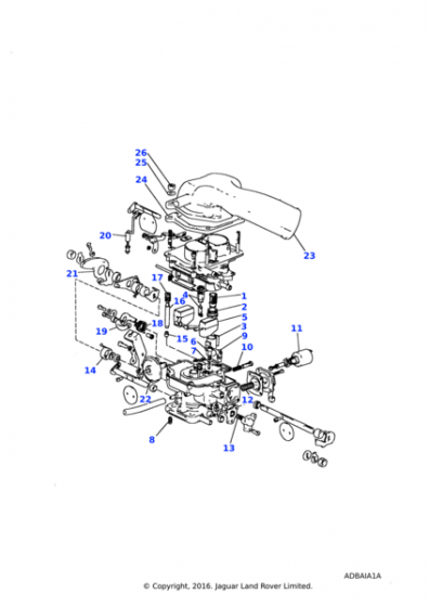 RTC3948 - Carburettor Conversion Kit – Detox Engine Part Land Rover Range Rover Defender