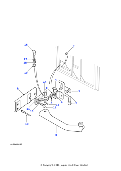 RRC8517 - Stiffener Assembly Body Part Land Rover Range Rover 