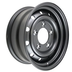 ANR4583PM - Steel Road Wheel - 6.5 x 16 Tubeless Wolf Style