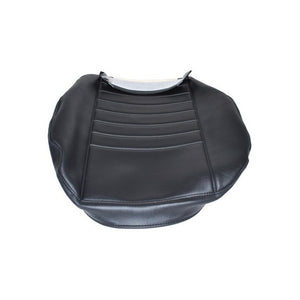 GA4028 - Defender front outer seat base cover black vinyl
