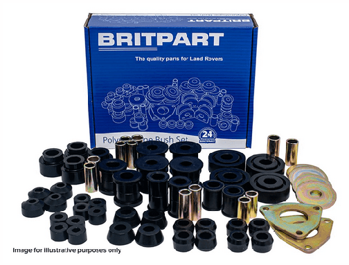 DC7104 - Polyurethane bush kit S3 LWB black  by AllmakesSteering or Suspension Part Land Rover Range Rover Series