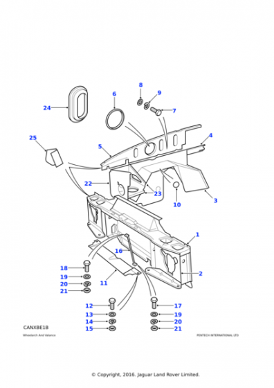 ALR3510 - Extension Valance Body Part Land Rover Range Rover Discovery