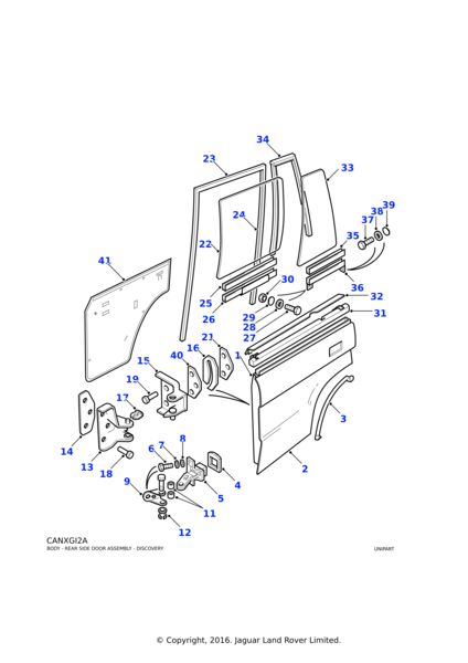 BTR8302 - Seal  by Land RoverBody Part Land Rover Range Rover Discovery