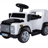 DA1517 - Ride-On Defender 110 – White & Black Electric Car for Kids