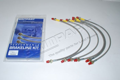 DA240640S - Brake Hose Kit Metric +40mm Stainless Steel Braided - RRC Brake Part Land Rover Range Rover Range Rover