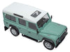 GA3403 - Diecast 1:24 scale model light green Defender  Land Rover Range Rover 