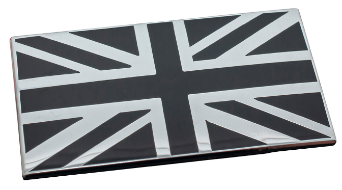 GA7637 - Union Jack badge metal self-adhesive  by AftermarketAccessory Land Rover Range Rover 