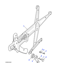ALR6473 - Window Regulator – Manual – Front LH
