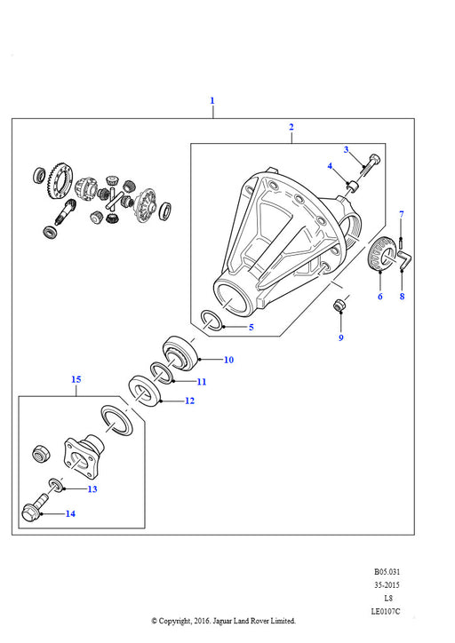 FTC3889 - Differential Bearing Shim  by Land RoverSteering or Suspension Part Land Rover Range Rover Defender, Discovery, Range Rover
