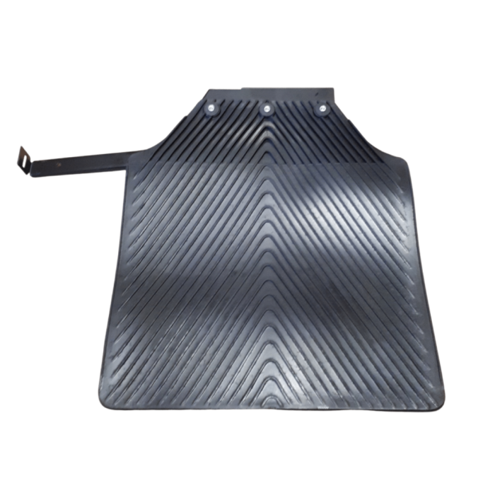 LR055334 - Mudflap 110 rear LH with bracket replacement GEEN LOGO, VLAK ZWART Body Part Land Rover Range Rover Defender
