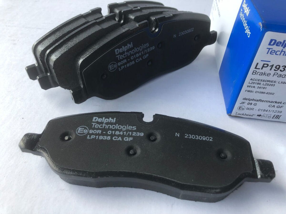 LR134694G - Brake pads less springs OEM DELPHI  by DelphiBrake Part Land Rover Range Rover Discovery, Range Rover, Range Rover Sport