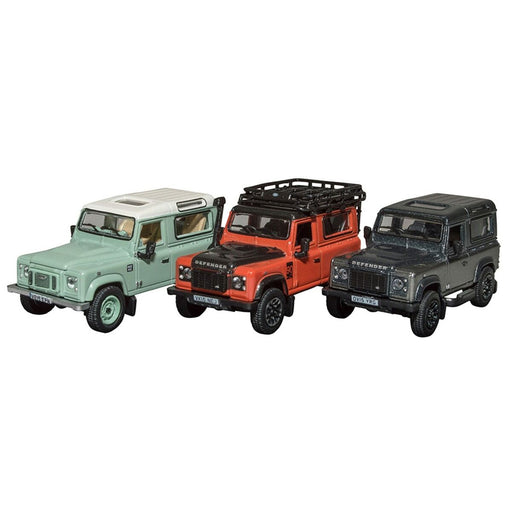 DA1335 - Diecast 1:76 Scale Model - 3 Piece Defender Set  by Aftermarket Land Rover Range Rover Defender