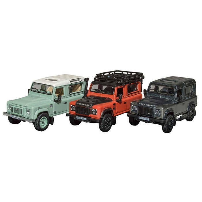 DA1335 - Diecast 1:76 Scale Model - 3 Piece Defender Set  by Aftermarket Land Rover Range Rover Defender