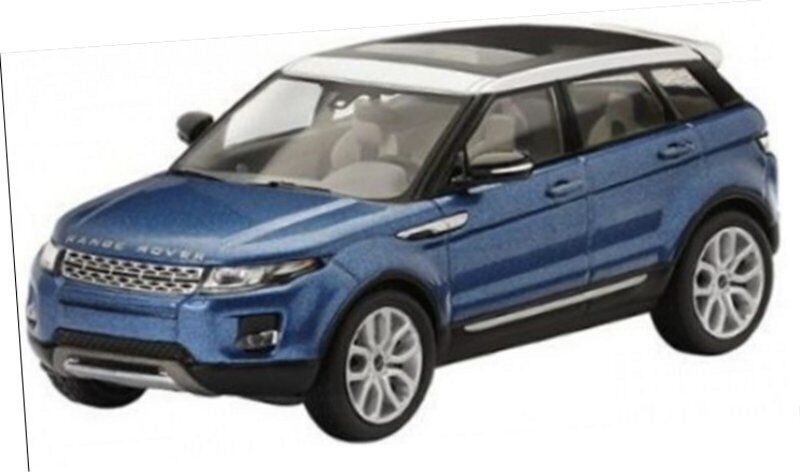LRDCA5EVOQ - Diecast 1:43 Scale Model – Mauritius Blue Range Rover Evoque 5-Door  Land Rover Range Rover 
