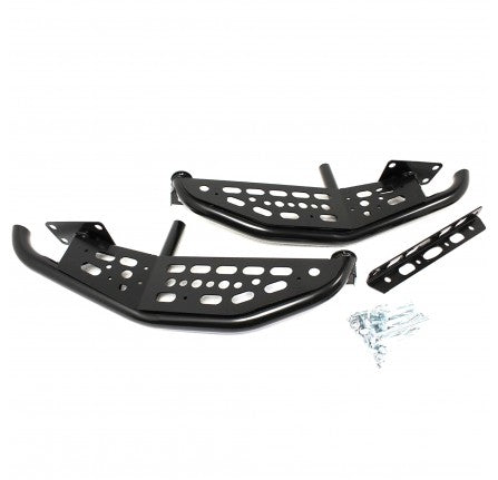 TF0018 - Rear Step Bumper – Skeleton – Black  by TerrafirmaBody Part Land Rover Range Rover Defender